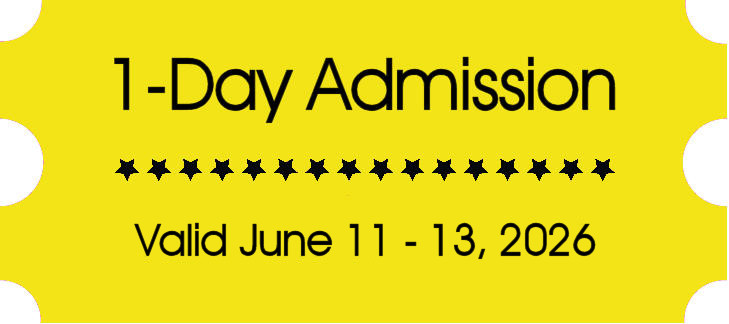 1 Day Admission - Product Image