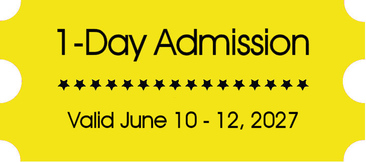 1 Day Admission - Product Image