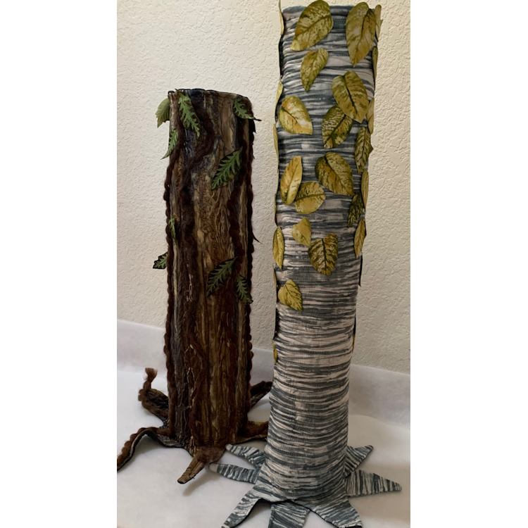 Quilted Fabric Sculptures Room N3