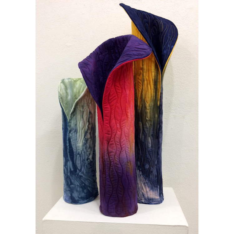 Quilted Fabric Sculptures Room N3