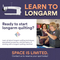 Dive Into Longarm Quilting: A Hands-On Adventure with Handi Quilter 106T - Product Image